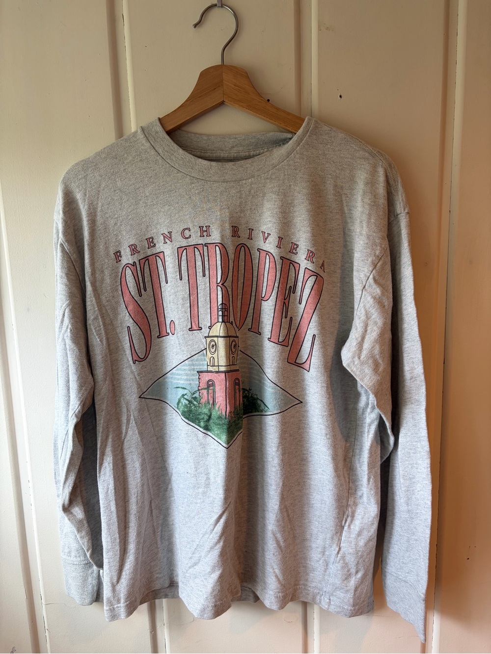 Abercrombie St. Tropez Vintage Style Cozy Long Sleeve Tee
